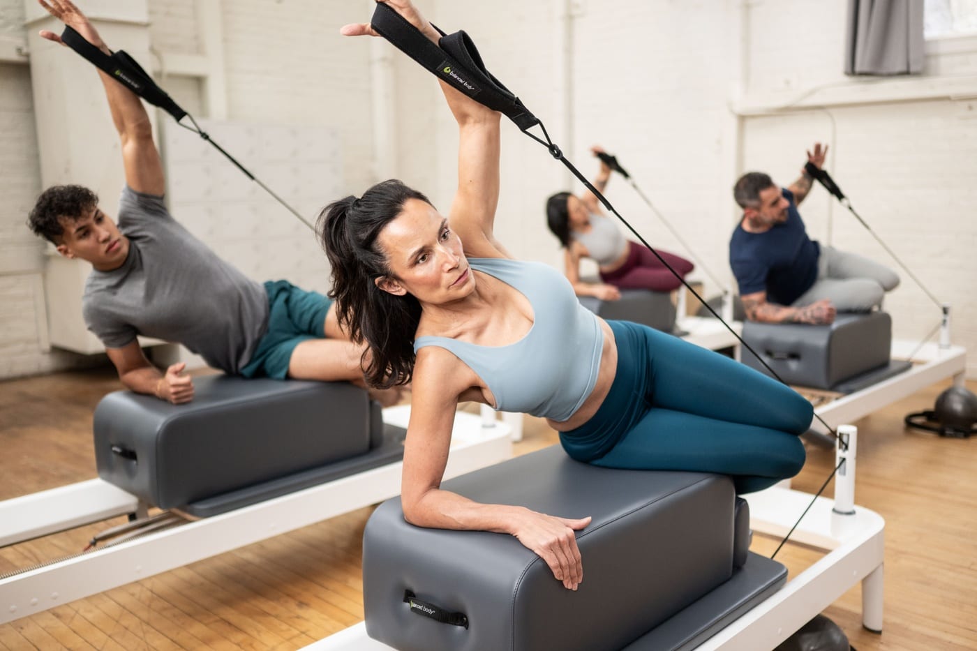 Practicing Pilates alone — Pilates equipment reference photograph