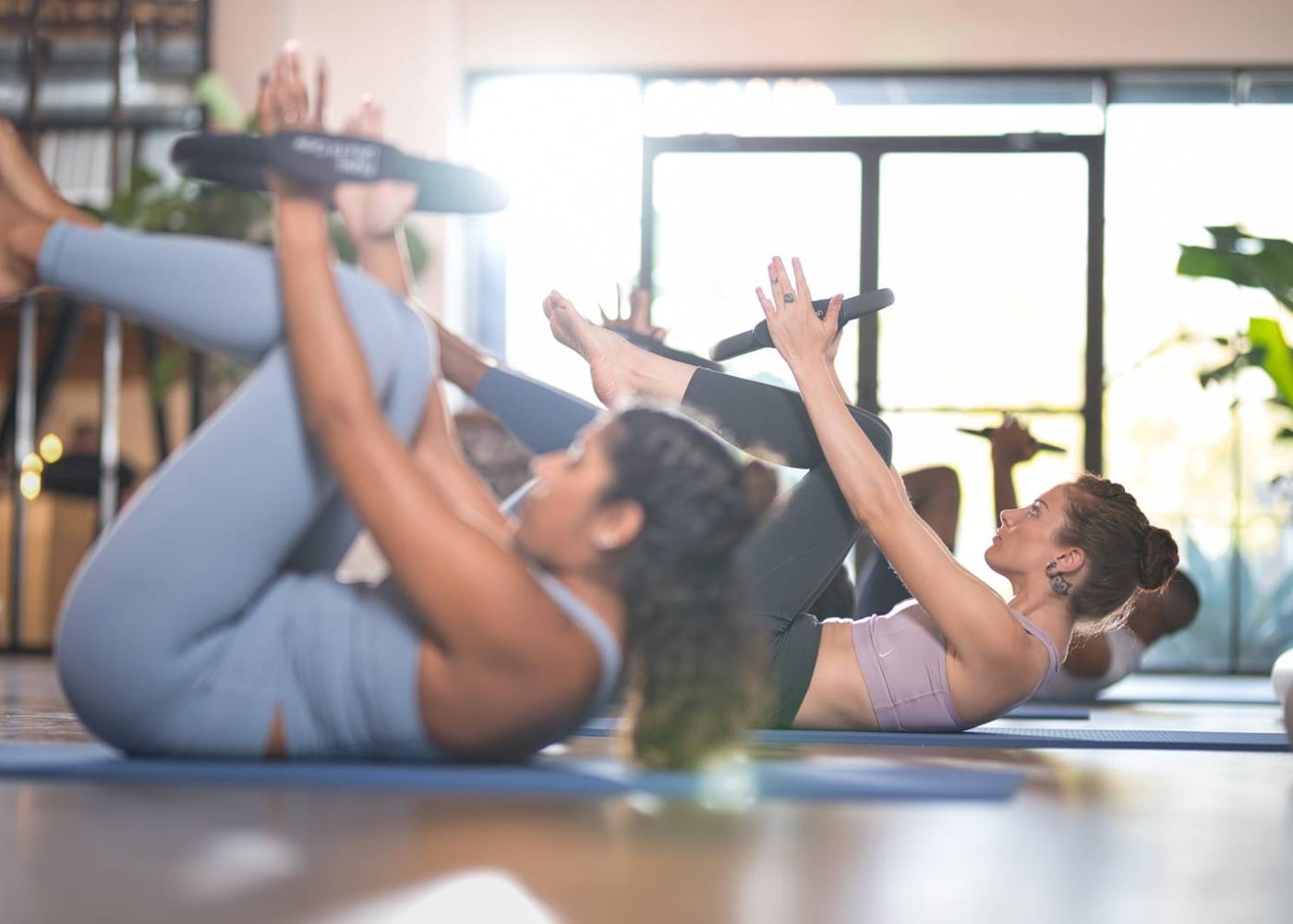 Warm-up versus stretching in Pilates — Pilates equipment reference photograph