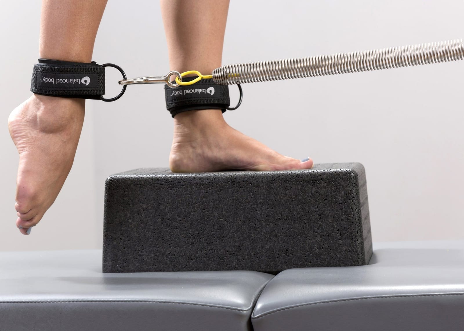 Reformer shoulder rests — Pilates equipment reference photograph