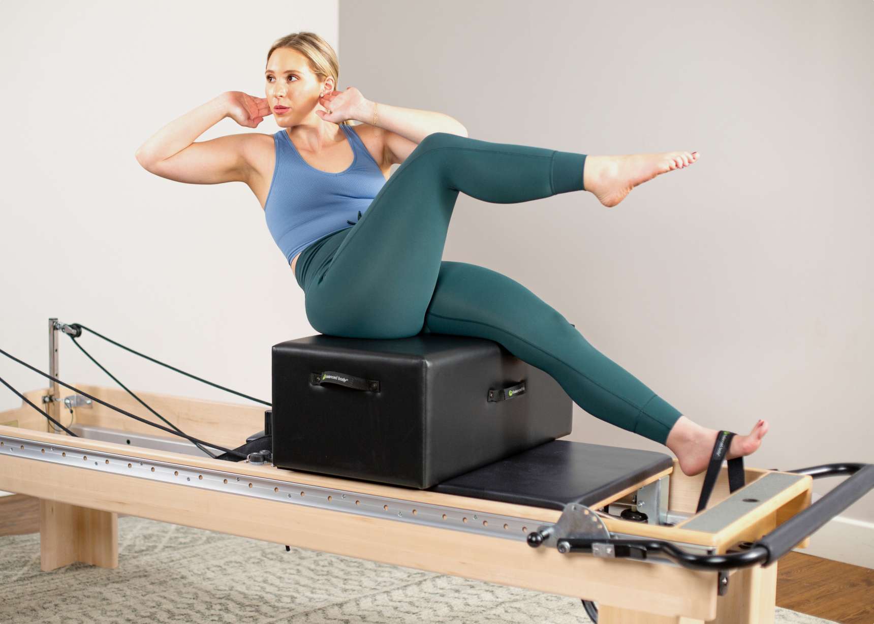 Reformer vs Megaformer — Pilates equipment reference photograph