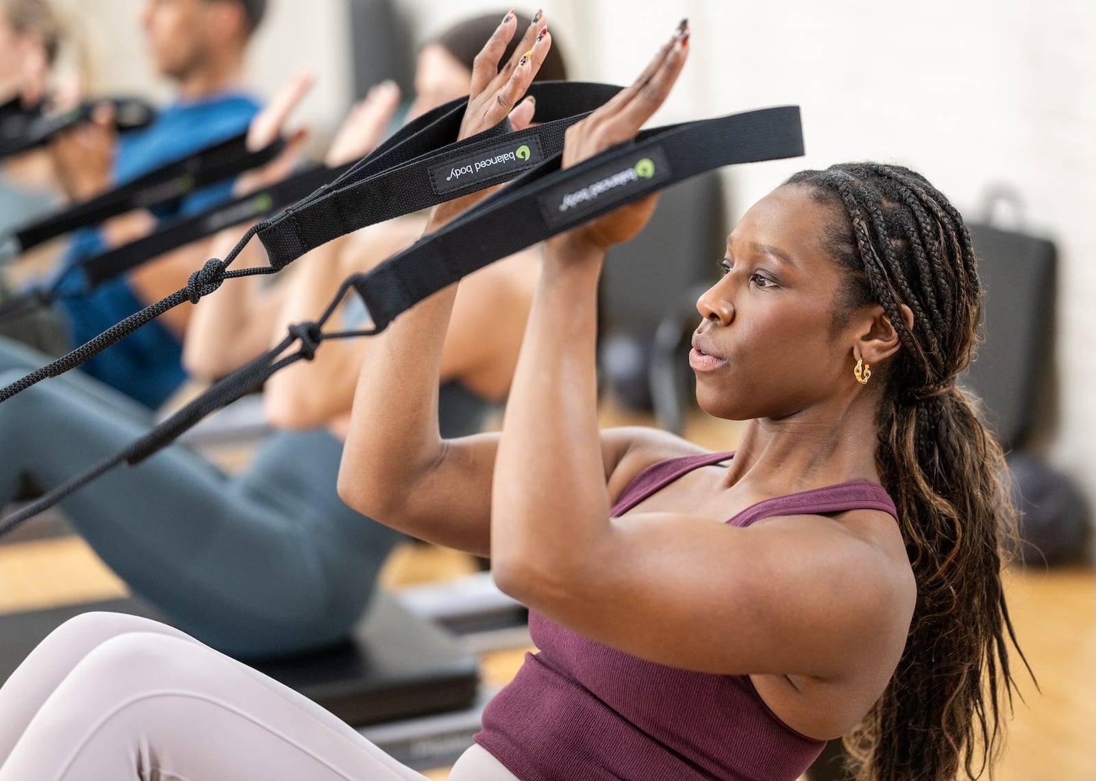 Reformer vs Pilates chair — Pilates equipment reference photograph