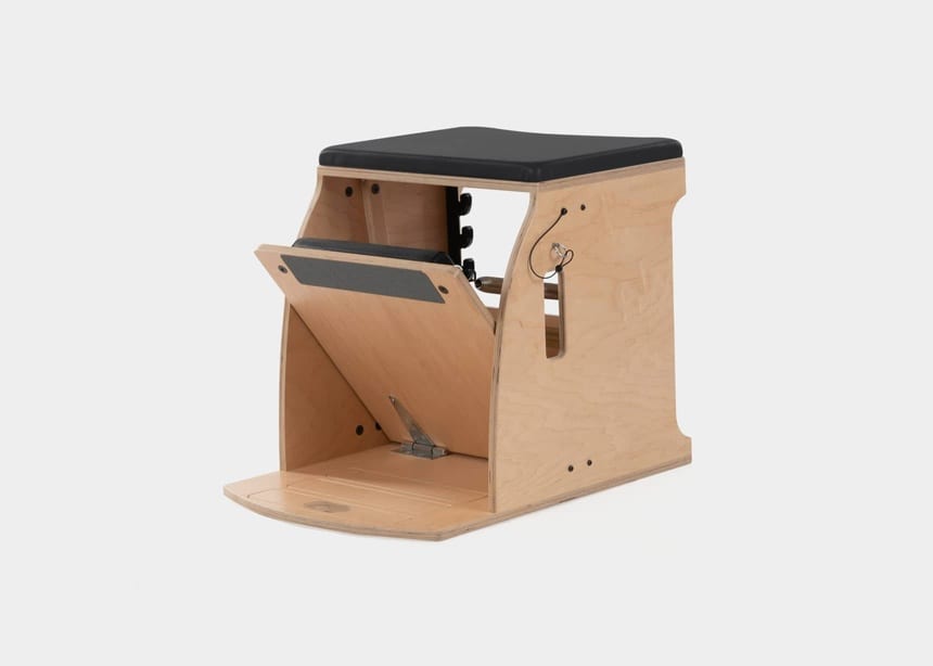 Wunda chair vs Exo chair — Pilates equipment reference photograph