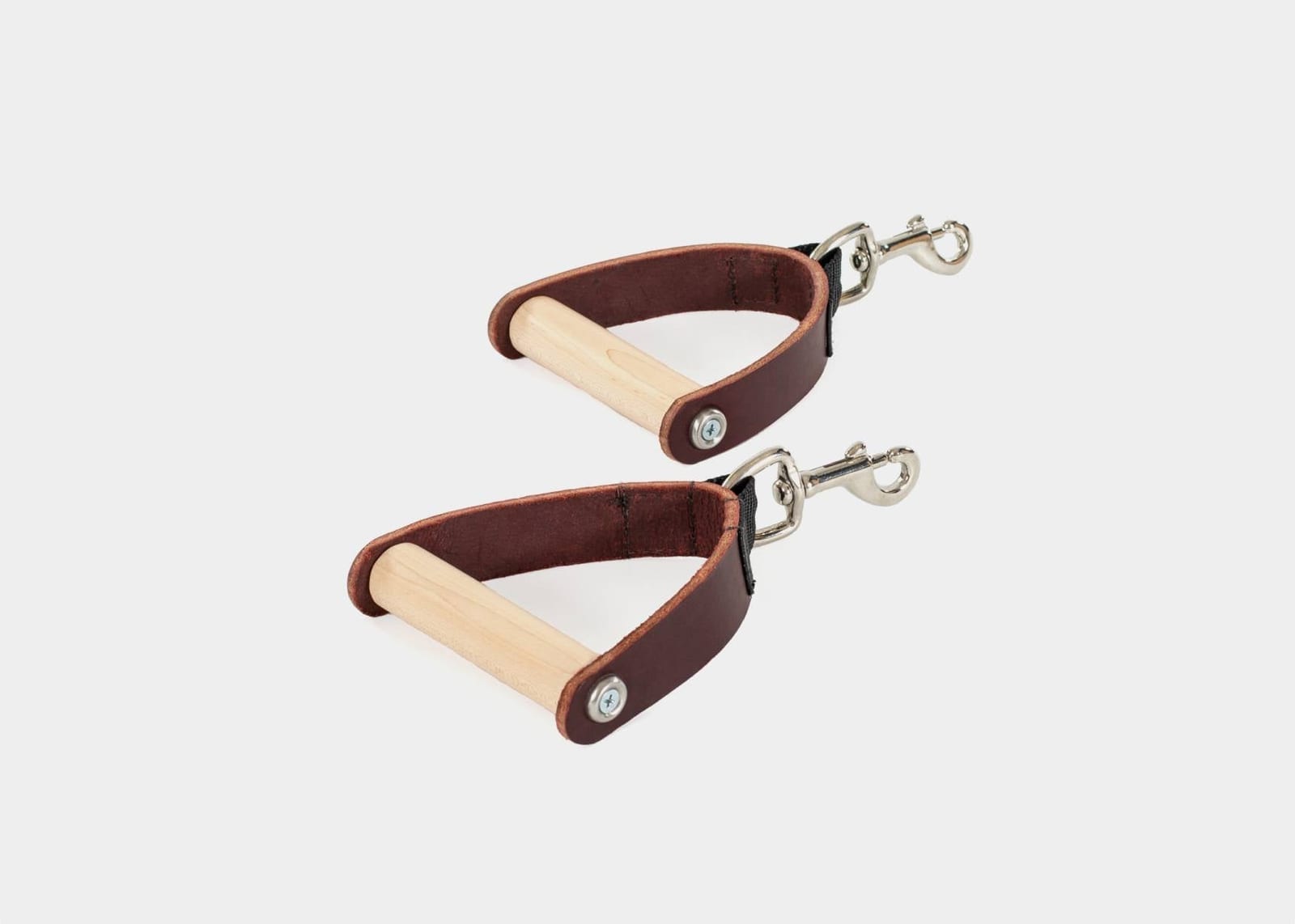Leather & Wood Handles product photo