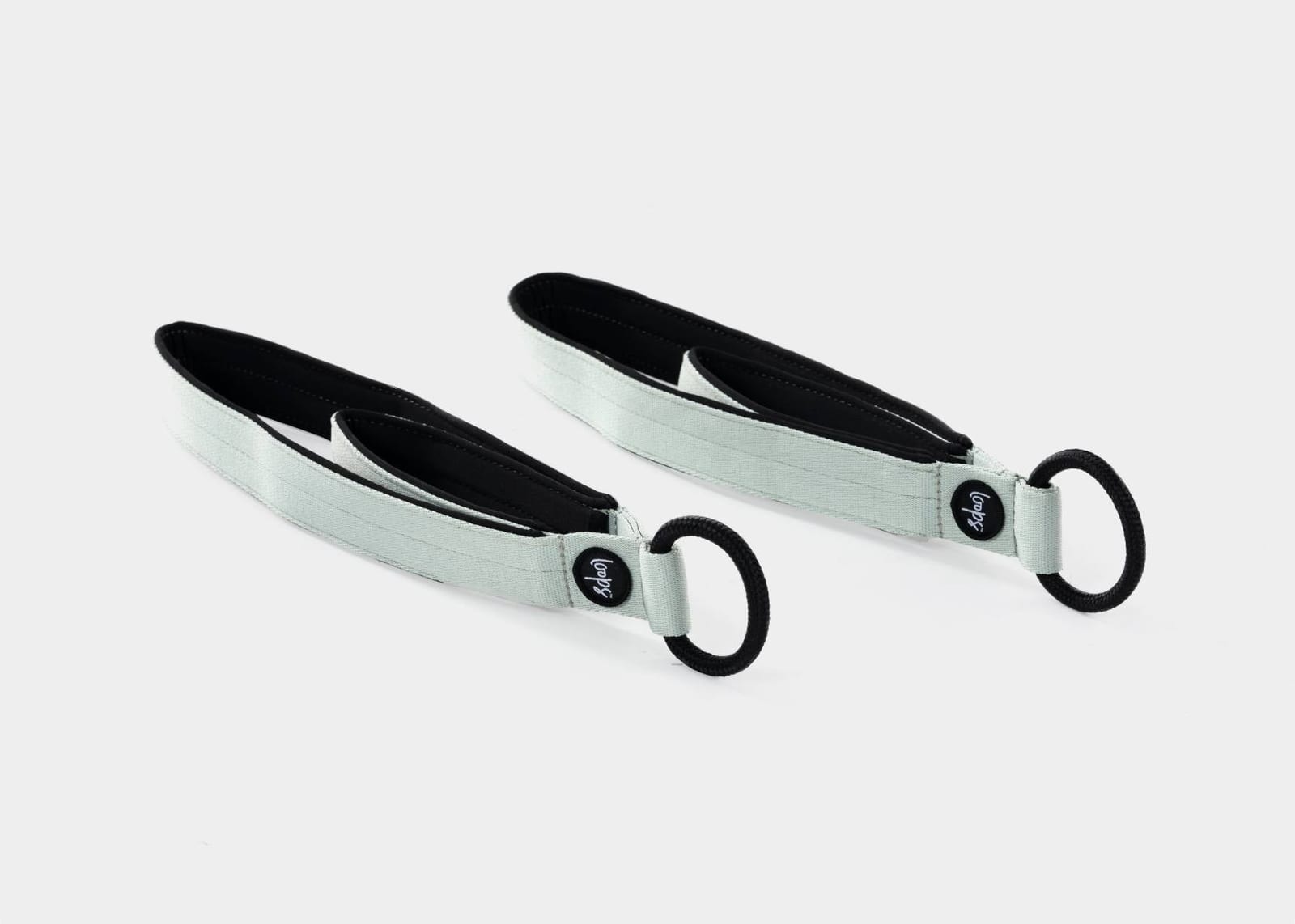 Mint-colored premium padded loops.
